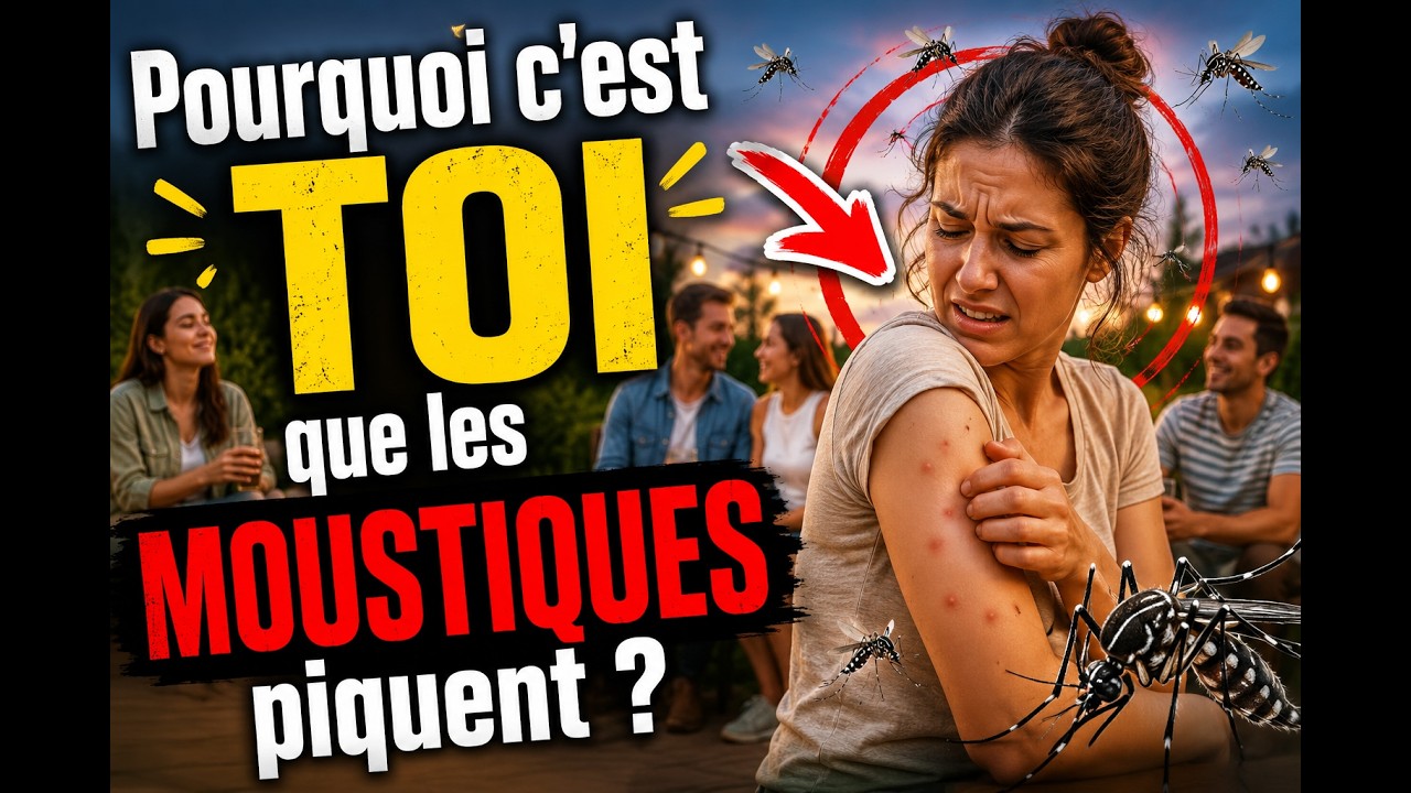 Pourquoi c'est toujours TOI que les moustiques piquent ?