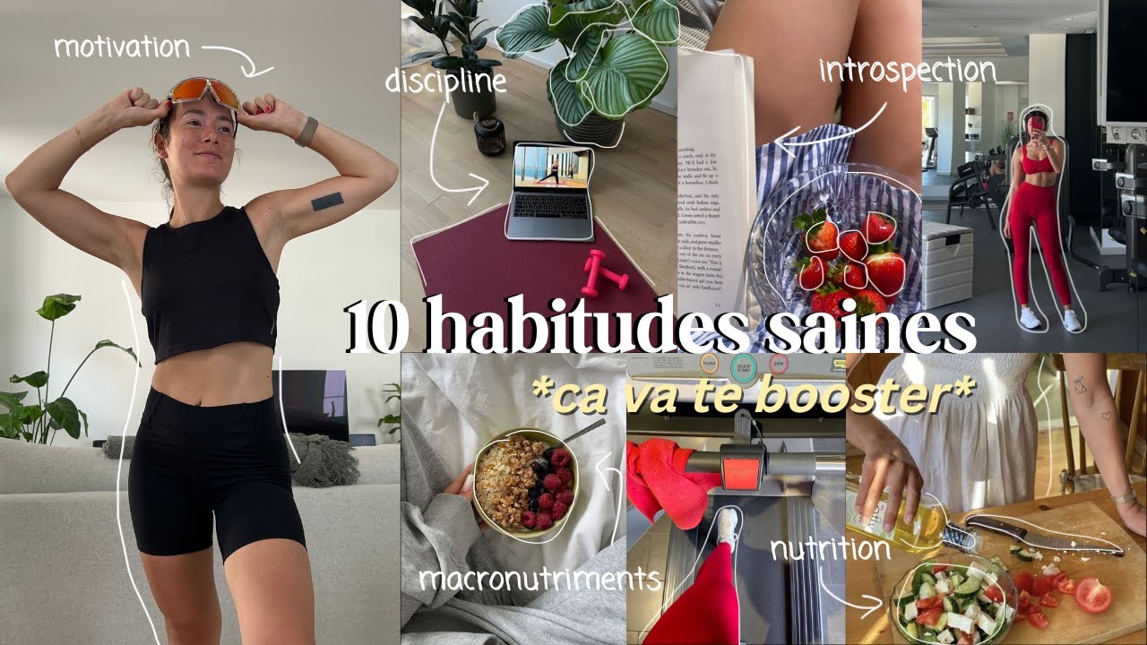 10 habitudes pour un MODE DE VIE PLUS ACTIF et en meilleure santé
