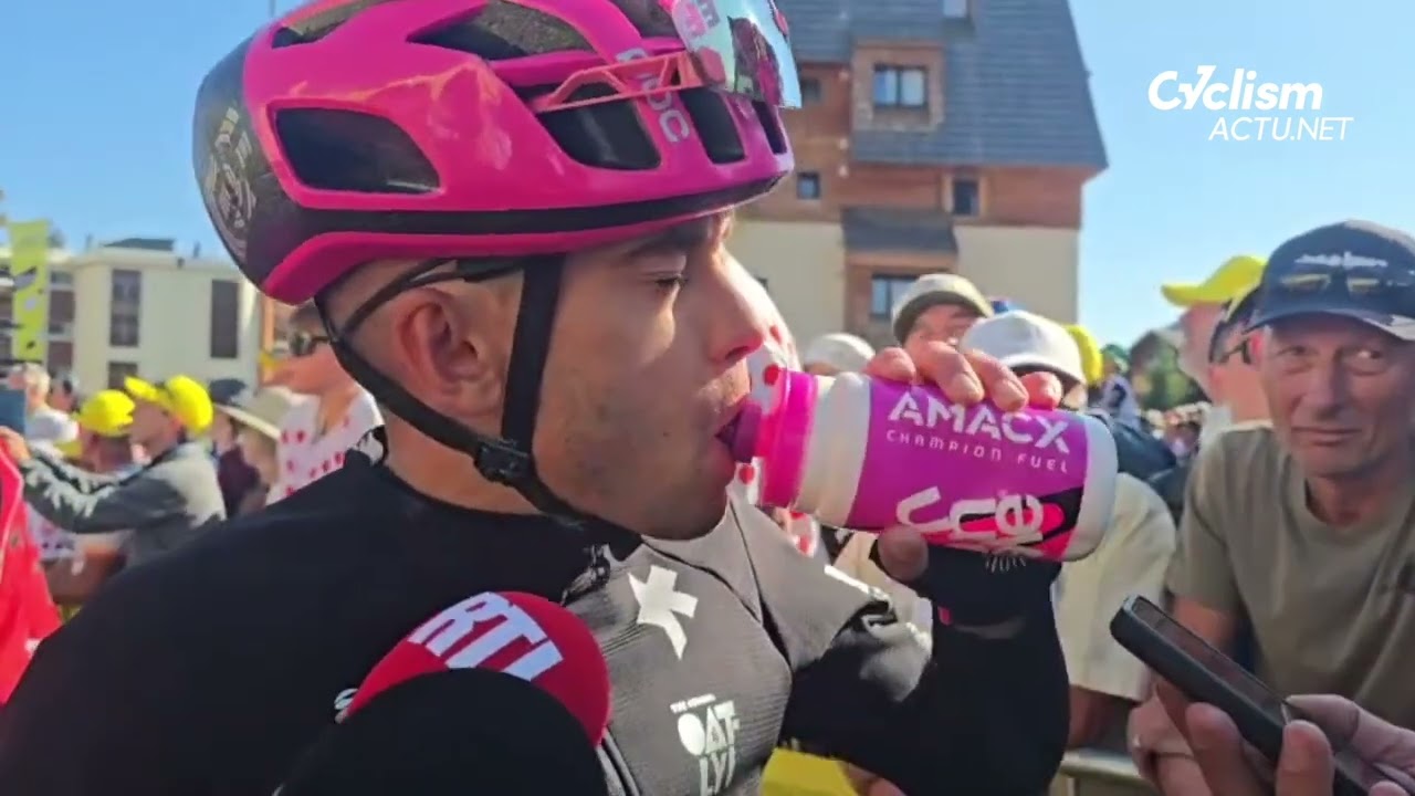 Tour de France 2026 - Alex Baudin : "Je n'ai plus d'oreilles c'était ouf la montée de l'Alpe d'Huez"