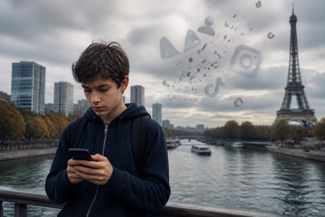 la france s'apprête à devenir le premier pays européen à interdire l'accès aux réseaux sociaux aux moins de 15 ans, renforçant ainsi la protection des jeunes utilisateurs en ligne.
