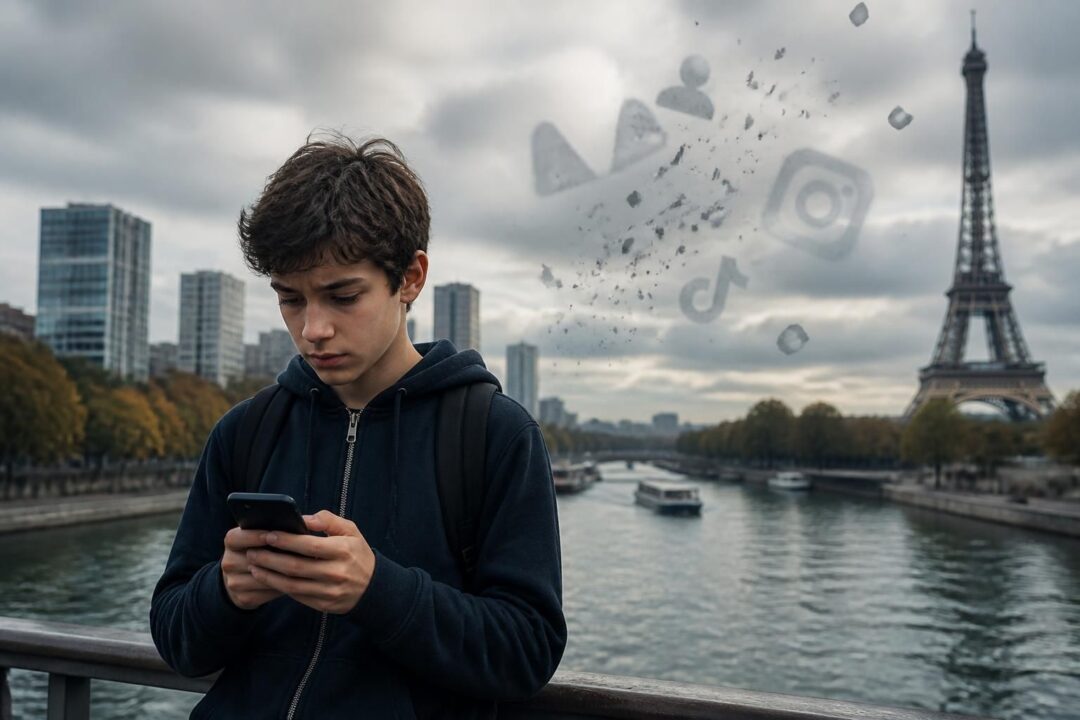 la france s'apprête à devenir le premier pays européen à interdire l'accès aux réseaux sociaux aux moins de 15 ans, renforçant ainsi la protection des jeunes utilisateurs en ligne.